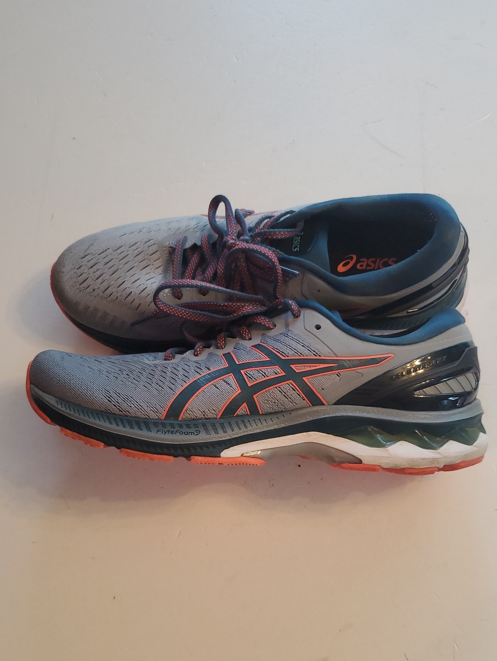 Asics GEL KAYANO  Running Shoes with Orange Accents
